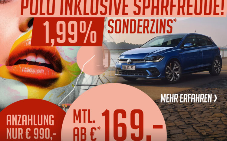  VW Polo 1,99% Sonderzins