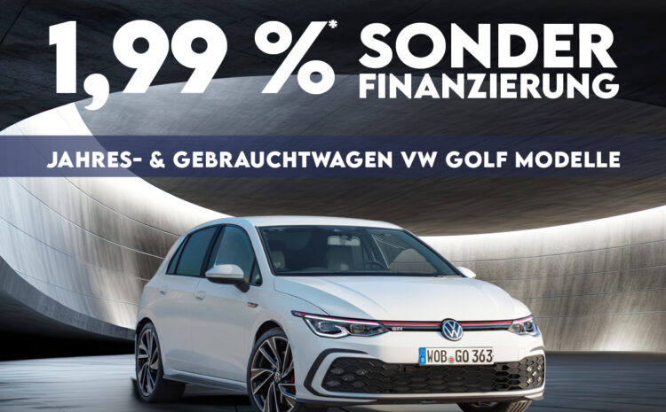  Golf 1,99% Sonderfinanzierung